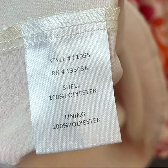 Hutch Floral Maxi Dress M Orange Pink White Style 11055 Resort Barbiecore Coasta - Picture 6 of 7